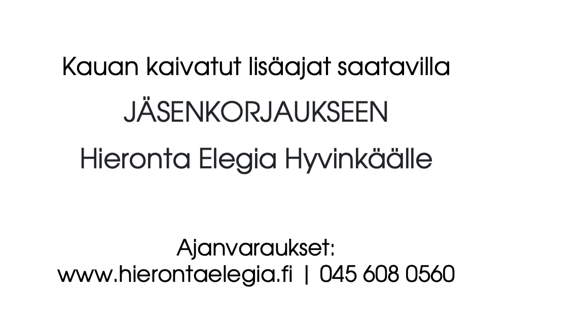 Hieronta Elegia herokuva 1